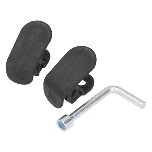 2PCS Front Trunk Haken Halteklammern Schwarz mit