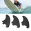3PCS Surfbrett Fin Ersatz PVC Paddle Board Fin 11