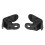 2PCS Front Trunk Haken Halteklammern Schwarz mit 10