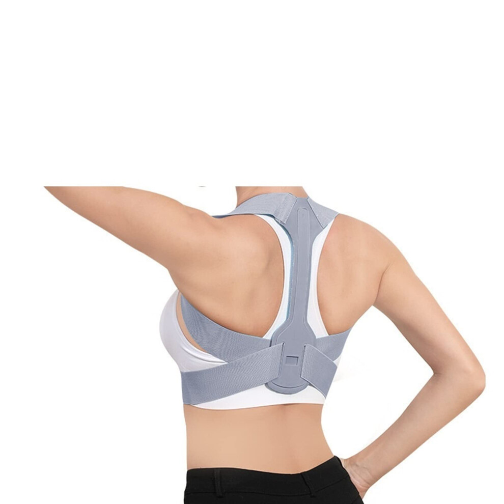 Back Corrector Unisex Adjustable Back Orthosis Posture Trainer, Spine Support, Relieve Back Pain, Color C, Size L