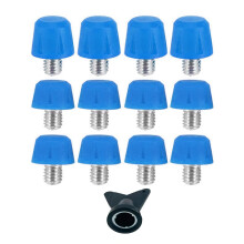 12Pcs 6mm Thread Football Stud Soccer Cleats Football-Blue 8mm