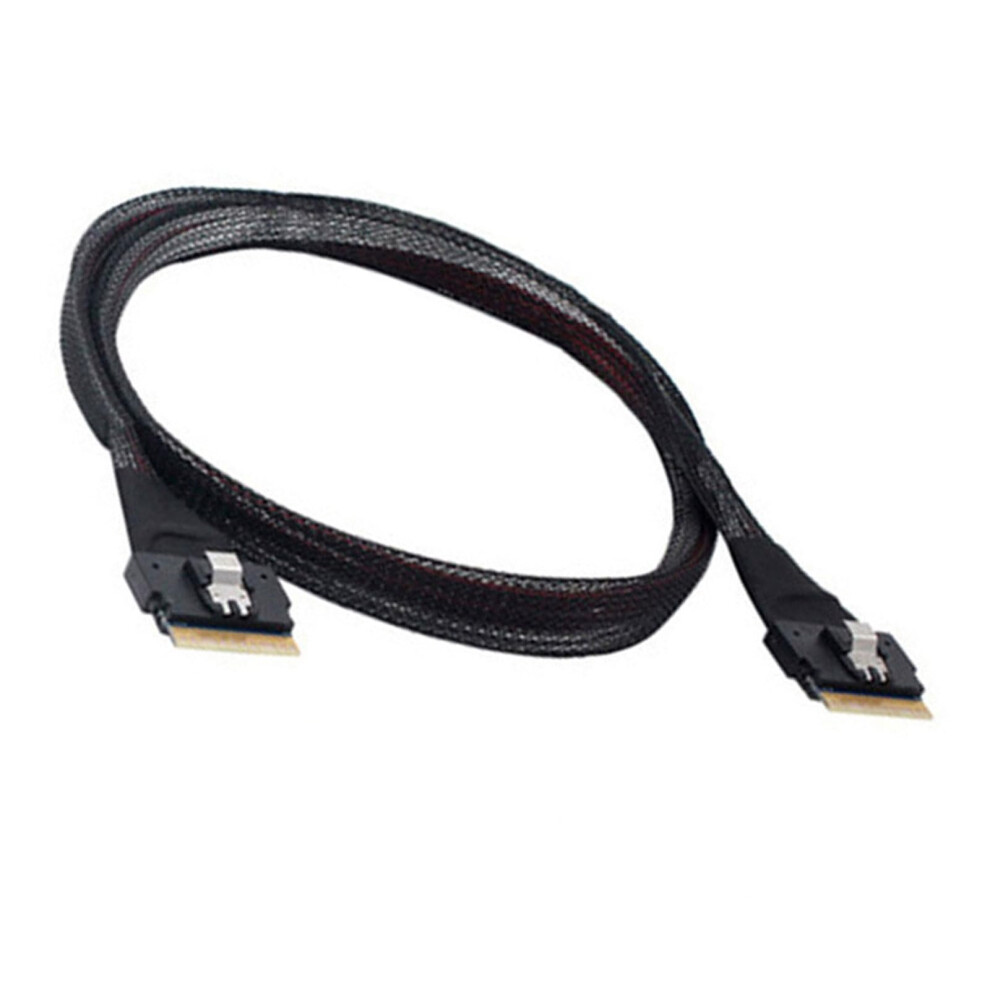 Sff8654 74Pin Sas4.0 Target Cable 8I Host, 24Gbps Extension Cable, Male Connector, 0.8M Length, Server Data Transfer 9323874456843