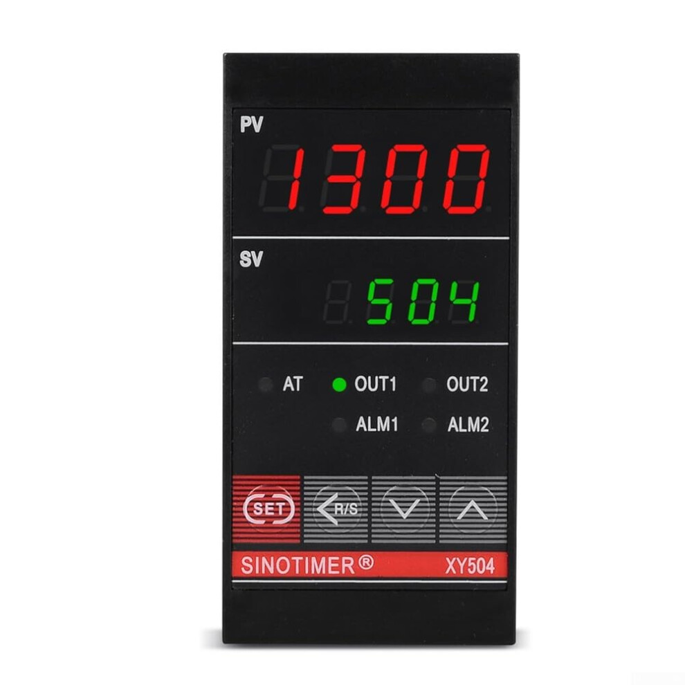 Digital Pid Temperature Controller Relay Output Thermocouple Or Rtd Input Panel Mount Digital Display 9323874456461