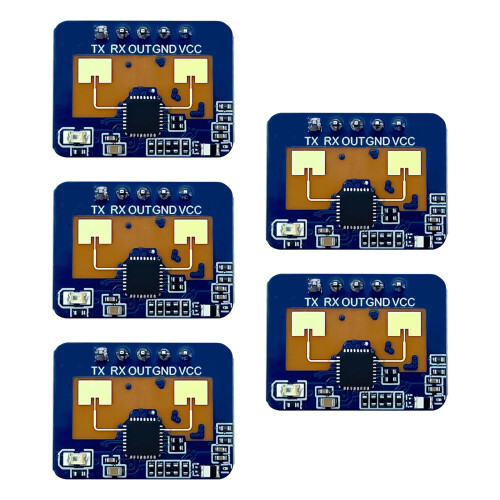 LD2410C-Modul mit gelöteten Header-Pins,-5 Packungen