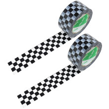 Packing Tape, Checkered Flag, Cardboard Sealing Tape (2 Rolls) plaid flag