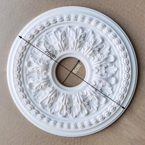 Circular PU Lamp Panel Ceiling Fan Light Cover For Chandeliers, Decorative Ceiling Light Panel Home Lighting 1