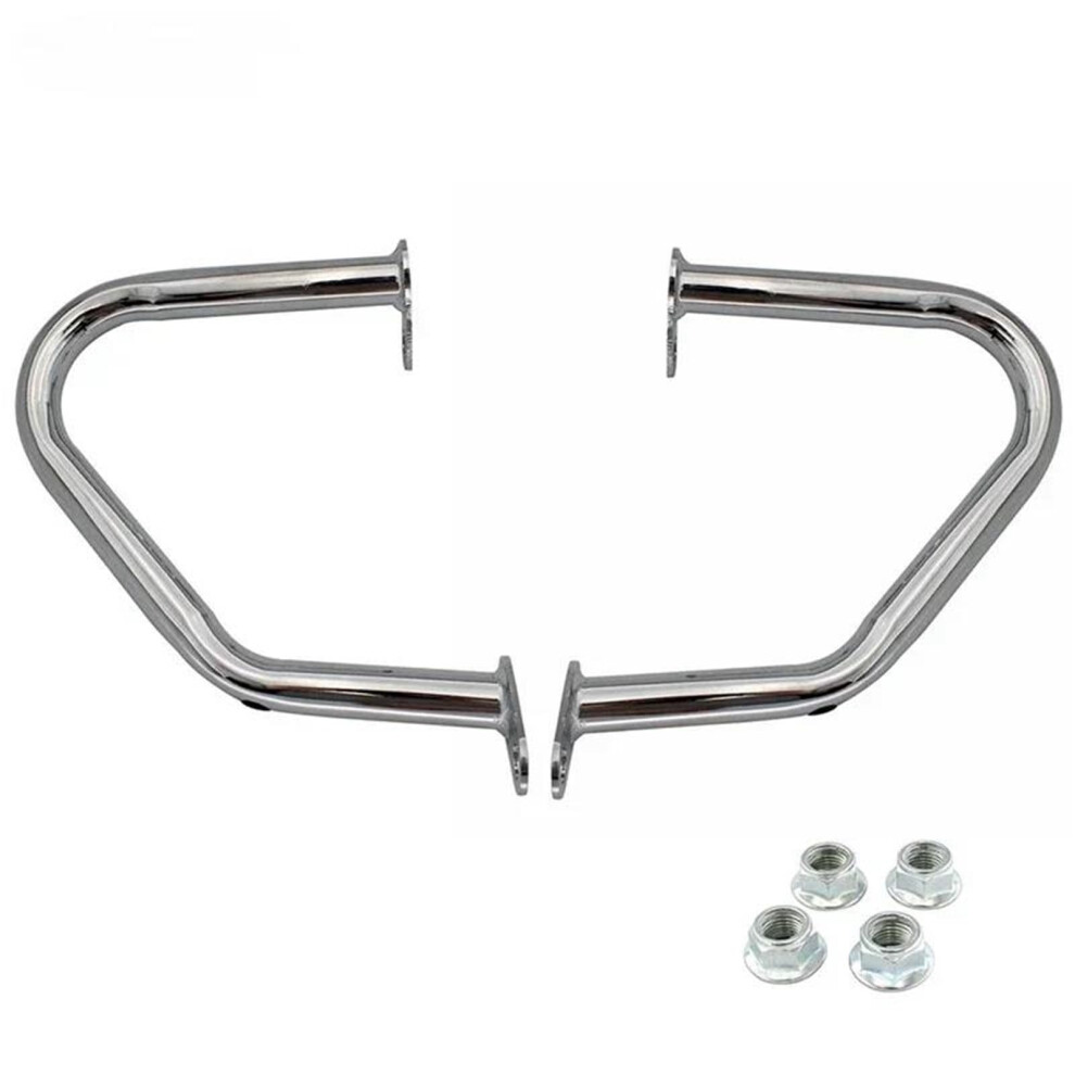 Motorcycle Crash Bars Engine Guard For Bonneville T100 T120 Thruxton 1200R Bobber 20172021 Silver 9119770071668