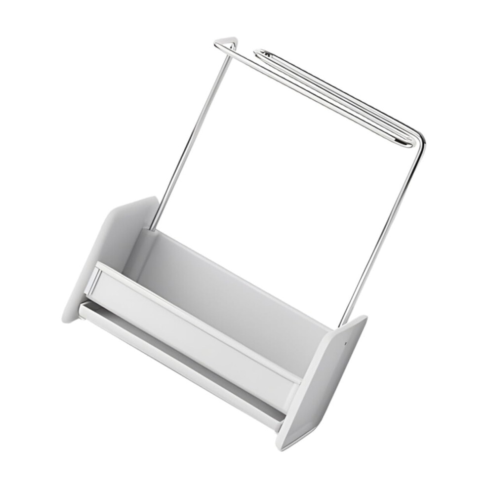 Kitchen Sink Sponge Holder With Removable Tray Multiuse Drying Rack Pp And Stainless Steel Corner Storage Grey 9119770070500