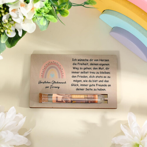 Rainbow Confirmation Card Congratulations 2