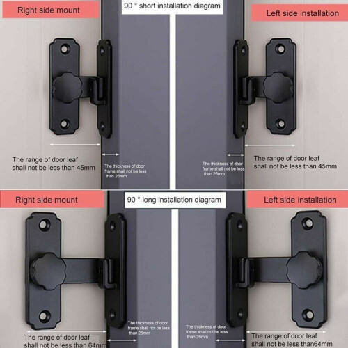 Κλειδαριά συρόμενης πόρτας, υψηλής ποιότητας κλειδαριά πόρτας αχυρώνα από 2