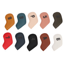 10PCS Golf Eisen Kopf Abdeckung Wasserdichte PU