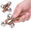 3 Glocken Jingle Handbell Shaker Glocke Ring 15