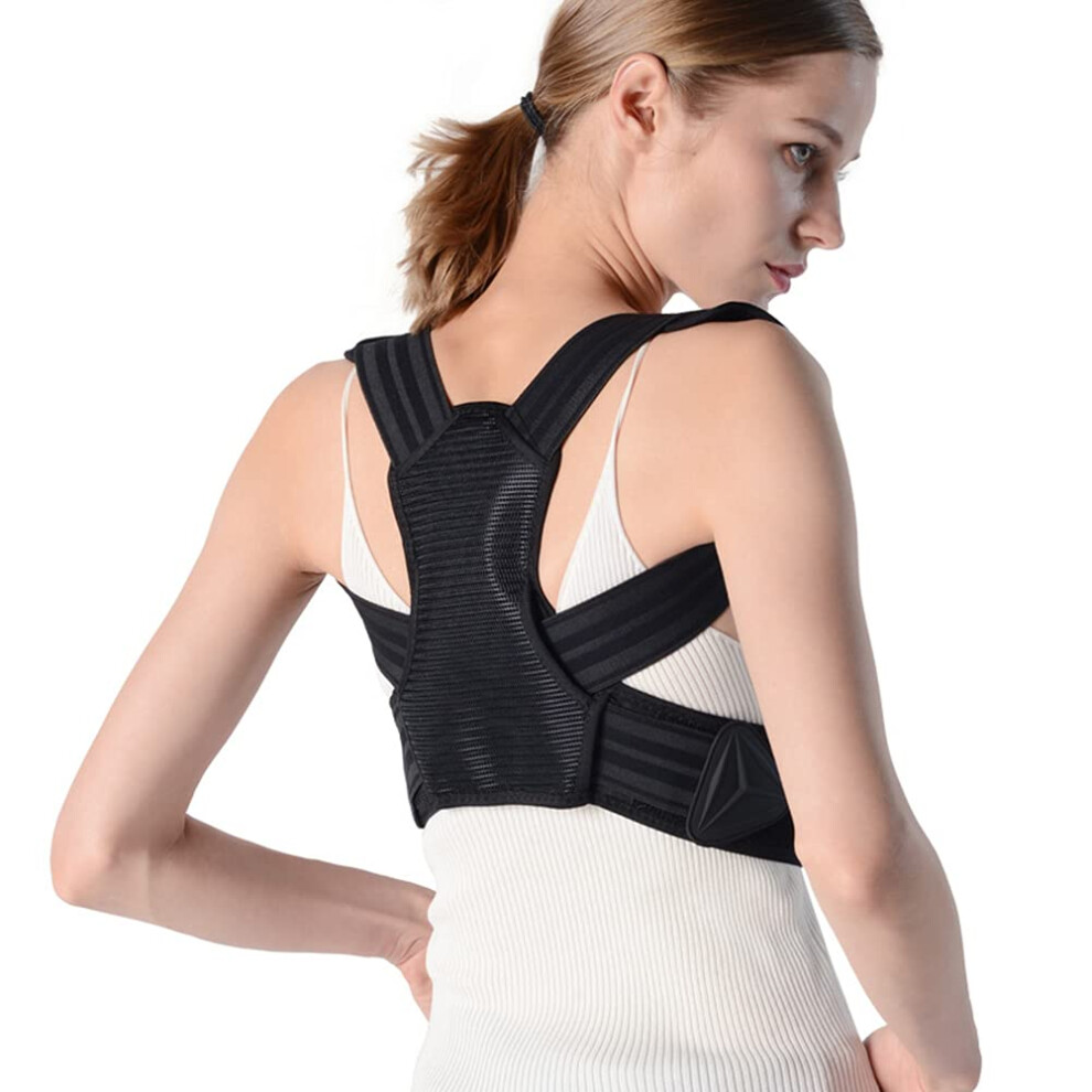 Posture Corrector Unisex Size L Adjustable Back Brace For Posture Support Spinal Alignment Shoulder Neck Pain Relief