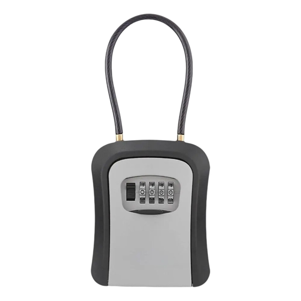 Lock Key Safe Wall Mounted, Weather Resistant Resettable Combination Extended Lock Hook For Outdoor Use, Durable Aluminium Alloy Acid And Alkali Resis 9436597591835