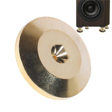 Audio Isolation Feet Copper NonSlip Subwoofer Insulation Feet AntiVibration For Studio Monitors And Speakers Gold