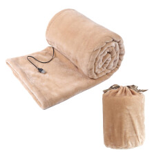 Large Blanket USB Heated Blanket 5V Car Use 140x80cm Beige Dormitory Outdoor Heating Cape