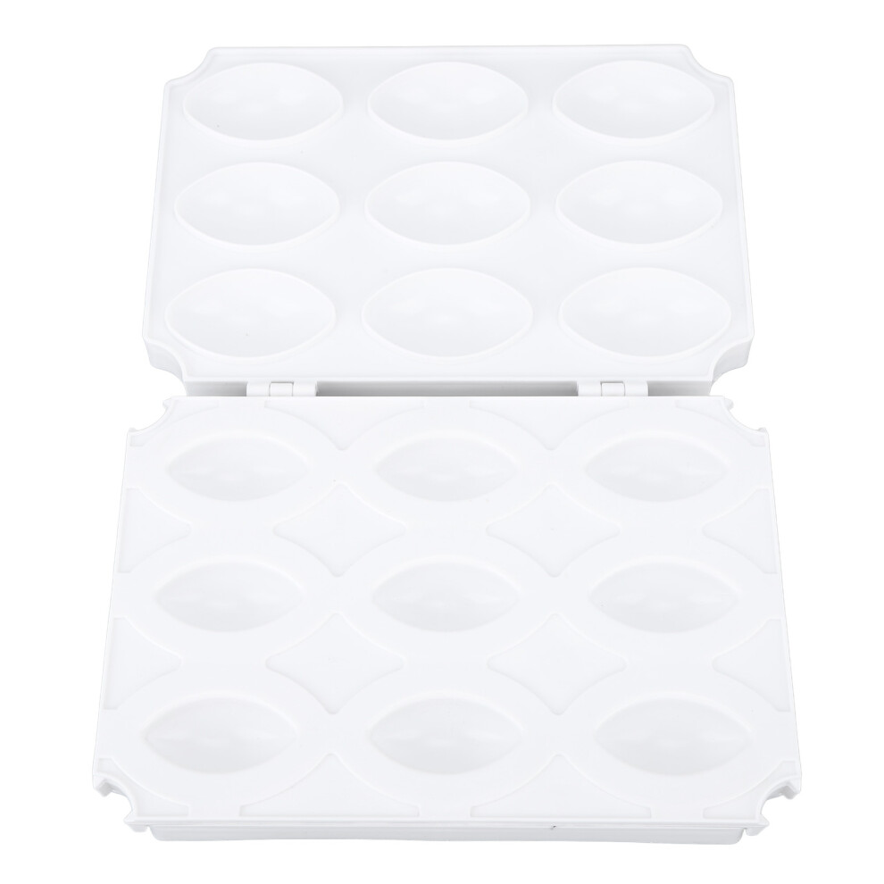 Meatball Maker, Nine Grids Manual Meatloaf Maker, Multipurpose Food Grade Abs Press Tool For Home Kitchen, Lightweight And Durable, Spherical Design E 9155353321874