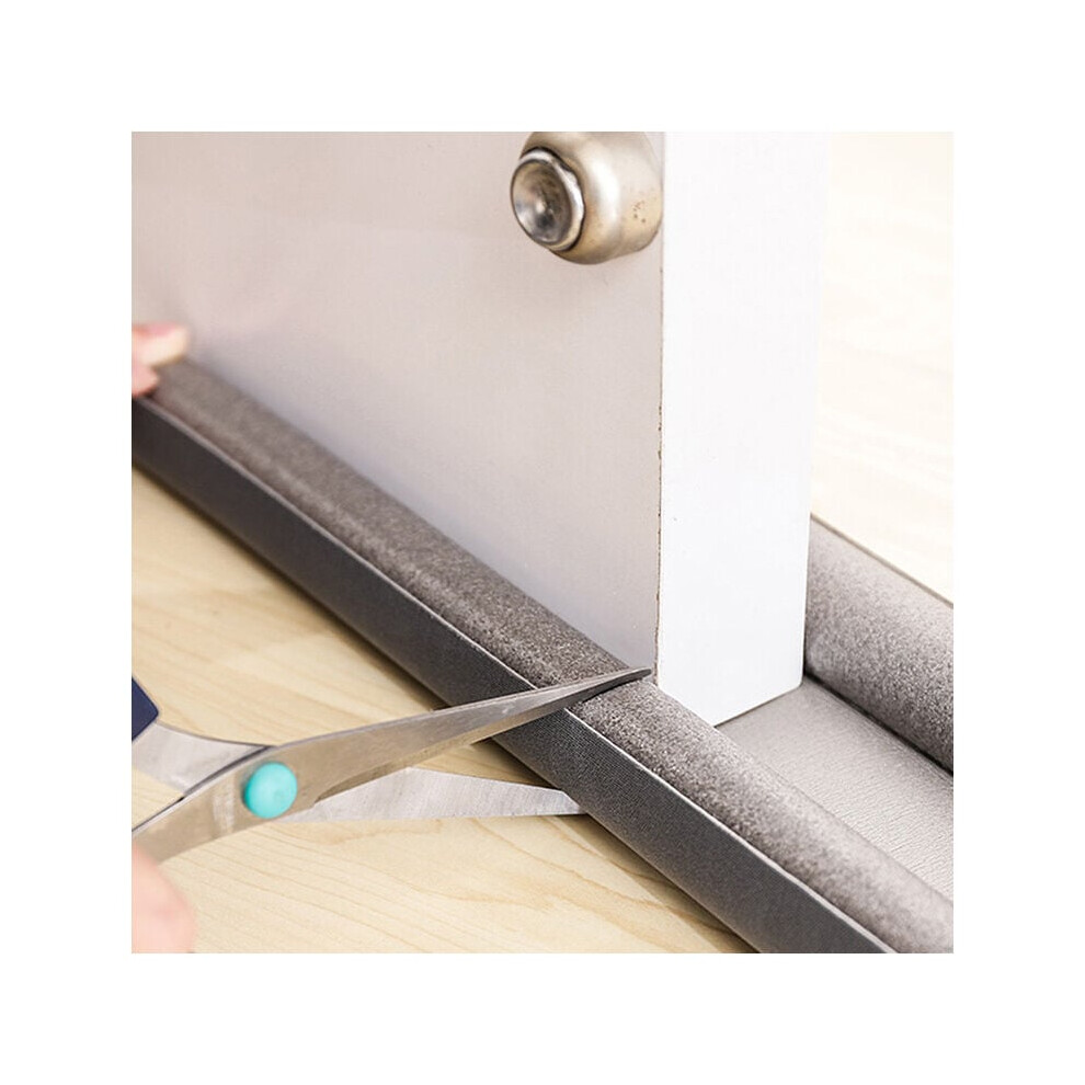Door Defender, Flexible Door Draft Stopper Offers Year-Round Energy Savings And Protection Against Noise & Weather Intrusions (Grey, 93Cm) 9060116408924