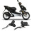 Paar Motorrad-Bremsgriffhebel links rechts mit 10