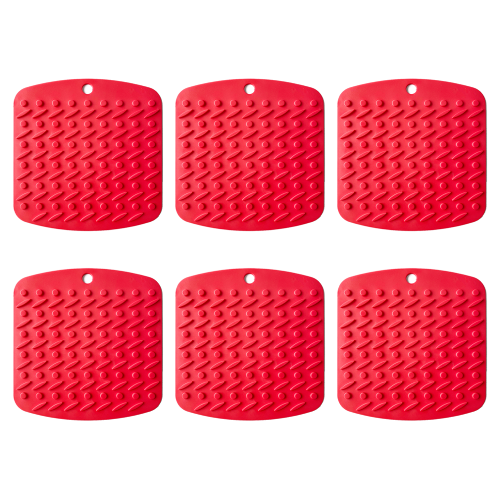 Heat Resistant Silicone Trivet, Flexible Kitchen Helper For Hot Pots And Pans, Food-Grade Silicone, Non-Slip, Easy To Clean, Non-Toxic, Dishwasher Saf 9155353329351