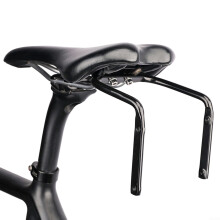 rear carrier stabilizer bar with water bottle holder for bicycles