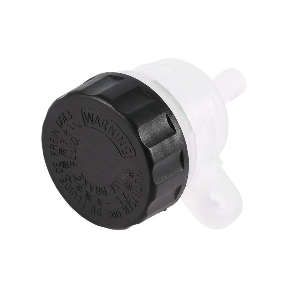 Motorcycle Rear Brake Fluid Reservoir Cup For Yamaha Srx600 1986 Abs Longlasting Performance Black/White 9339159677933