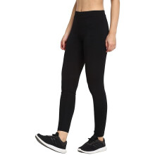 Dameslegging met hoge taille, ultieme stretchstof voor comfort de hele dag door, zachte en niet-doorzichtige yogabroek van katoenmix met 360 graden