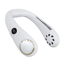 Handsfree draagbare ventilator voor persoonlijke koeling, draagbare nekventilator met bladloos ontwerp, turbomotor voor efficiënte luchtstroom