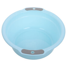 Wash Basin Transparent Thickened Plastic With Dual Handles For Face Washing Multipurpose Tub For Bath & Laundry