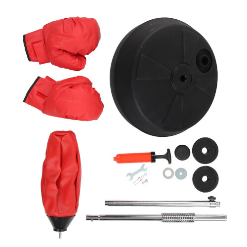 Boxsack mit Ständerhandschuhen, Boxsack, 2
