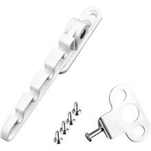 Limitatore per porte regolabile, regolatore multiposizione, limitatore per finestre in acciaio al carbonio offre flessibilità e sicurezza