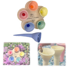 Bees Drinking Cup Bee Cup for the Garden Bees Need Safe Drinking Places (Mixed Colors)