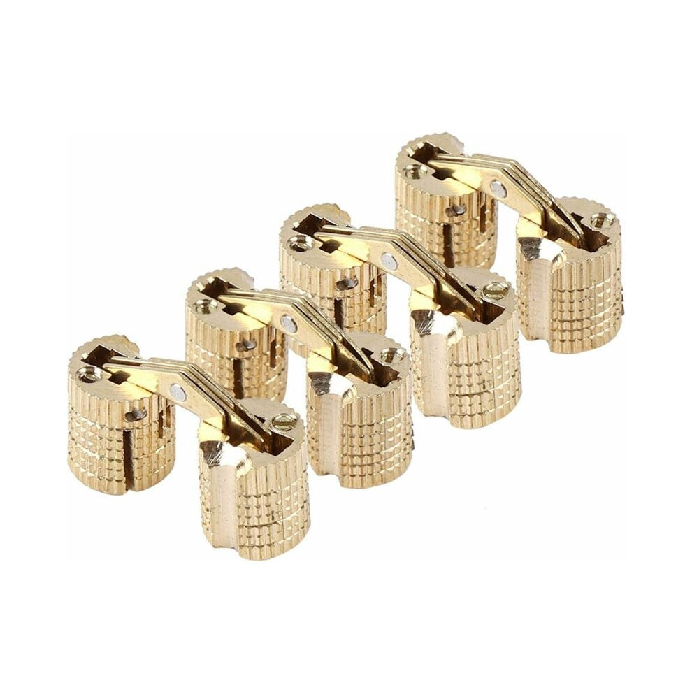 Concealed Box Hinges For Diy Jewelry Box Hand Craft, Invisible Furniture Hinges With Countersunk Design, Smooth And Silent Opening, Gold-Plated Premiu 9436597770650