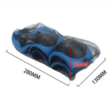 Conjunto de protección profesional y cómodo, rodilleras y coderas para niños con protectores de muñeca, ideal para la protección de seguridad