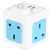 Tragbare Reisesteckdosenleiste, universeller Netzsteckeradapter für zuverlässige Stromversorgung überall, Reiseadapter für mehrere Länder für