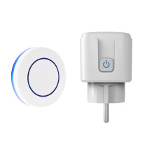 Intelligente Steckdose für effizientes Energiemanagement, Alexa-Sprachsteuerung, zwei Steuermodi, BLE Mesh für robuste Konnektivität (1 Einheit)