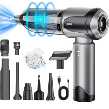 4 in 1 Cordless Handheld Vacuum Cleaner, 18000PA Suction Power, 3 Power Levels, for Car, Kitchen, PC, Sofa, Office, Pet Hair
