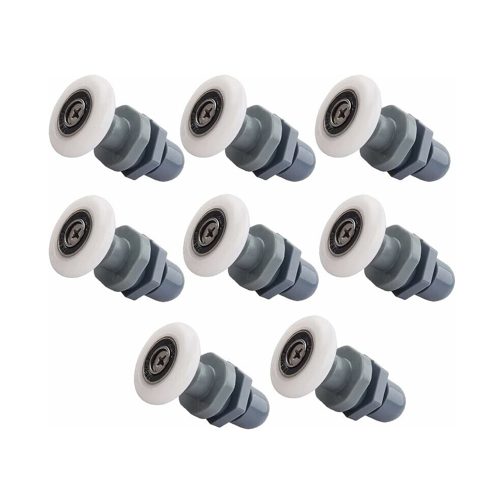 Shower Door Rollers With Height Adjustment For Smooth Sliding Doors, Circular Arc Pulley With Ultra-Quiet Operation, 19Mm 9060116410293