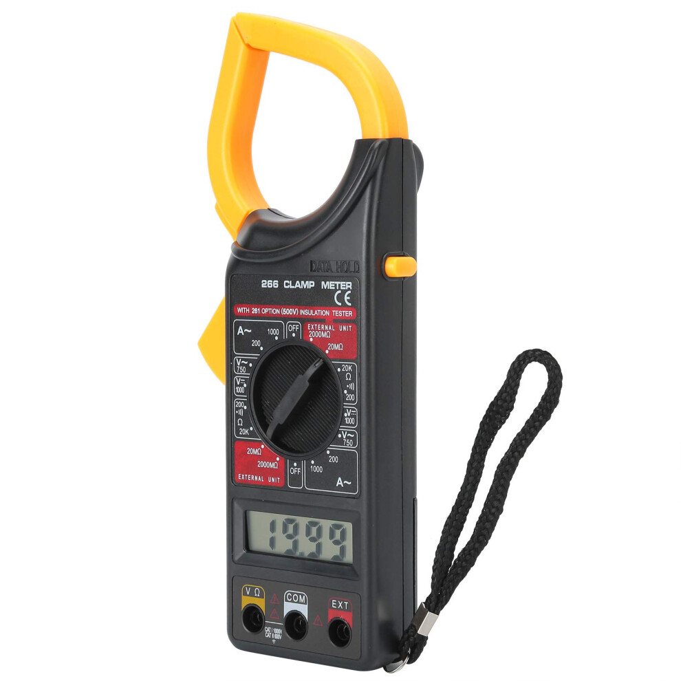 Dc Amp Meter, Dc Amp Clamp Multimeter Digital Clamp Data Retention Multimeter With Digital Lcd Design For Measuring Voltage, Current, Current 9105992687022