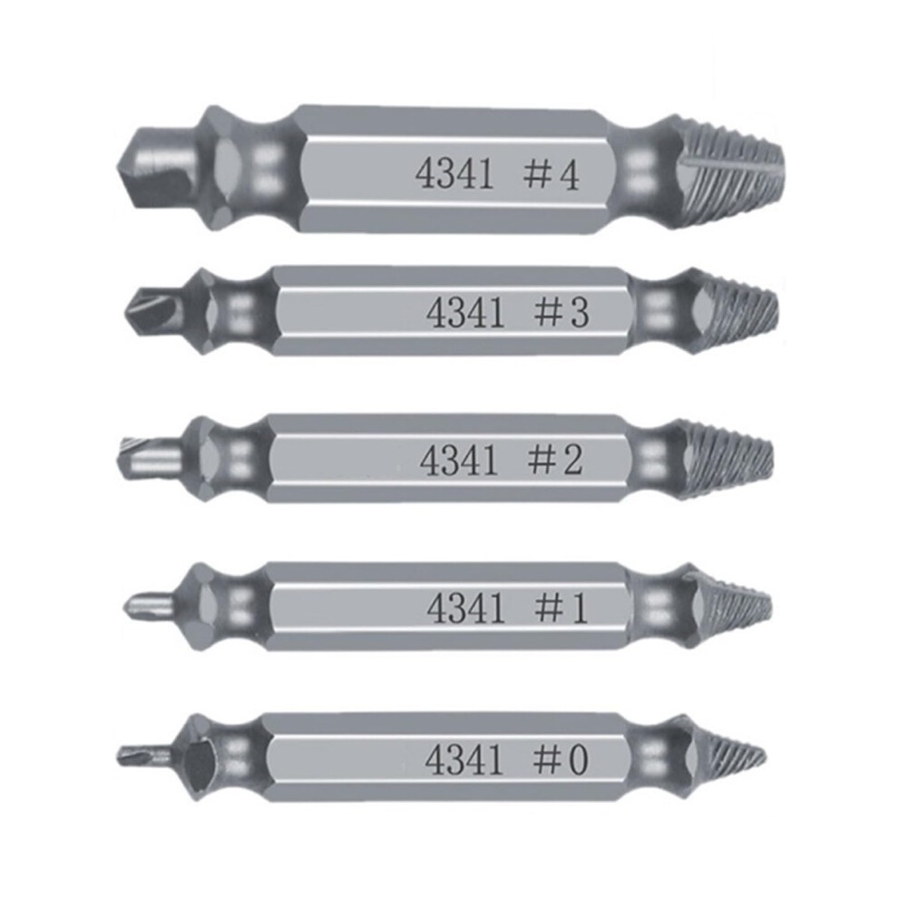 Damaged Screw Extractor Drill Bit Set 3/4/5/6Piece For Stripped Screws And Bolts Fits Most Drills 9323874457864