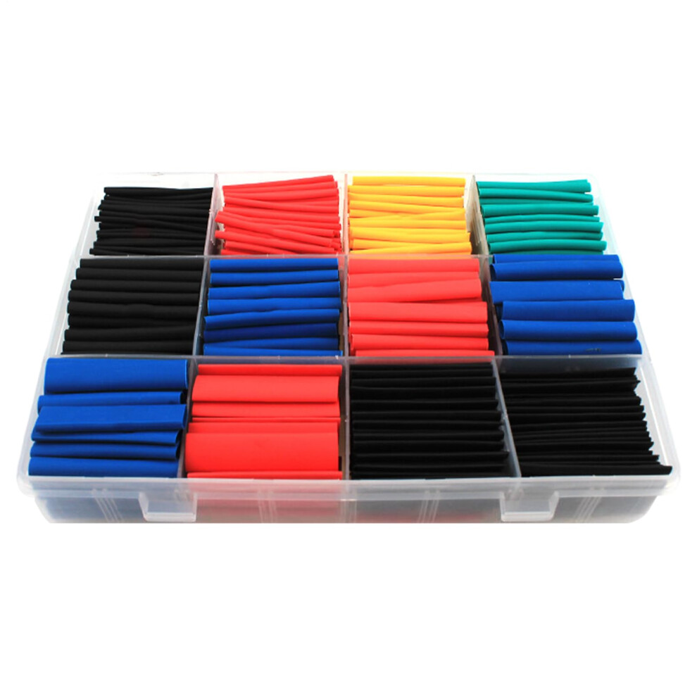 Shrink Tubing, Sorted Cable Wire Hose Winding, Ulation, Electrical Protection, Compact, 850 Pieces 9105992702756