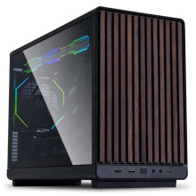 Micro ATX Behuizing - LIAN LI - A3 Hout Editie - Zwart - Compatibel met M-ATX/ITX - 4 uitbreidingsslots