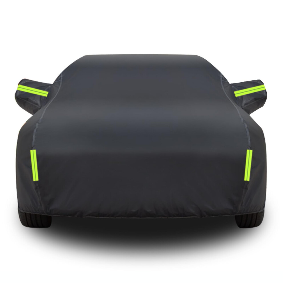 Waterproof All Weather Car Cover With Zipper Access, Windproof Straps, Uv Protection For Audi Rsq8 9323874457970