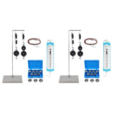 2 x Dynamometer Balance Physics Experiments Spring Hook Code Mechanics of Machines Belt Discs Block Set