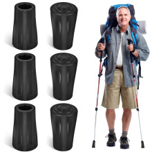 Rubber Buffer for Hiking Poles, Professional Attachment Set, Black, 11 mm