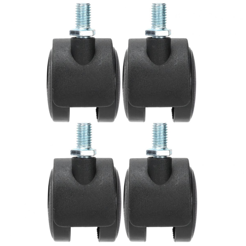 1.5 Inch Swivel Casters Ensuring Uninterrupted Furniture Mobility, Heavy Duty Replacement Casters With M8 Threaded Stem Wheels For Heavy-duty Applicat