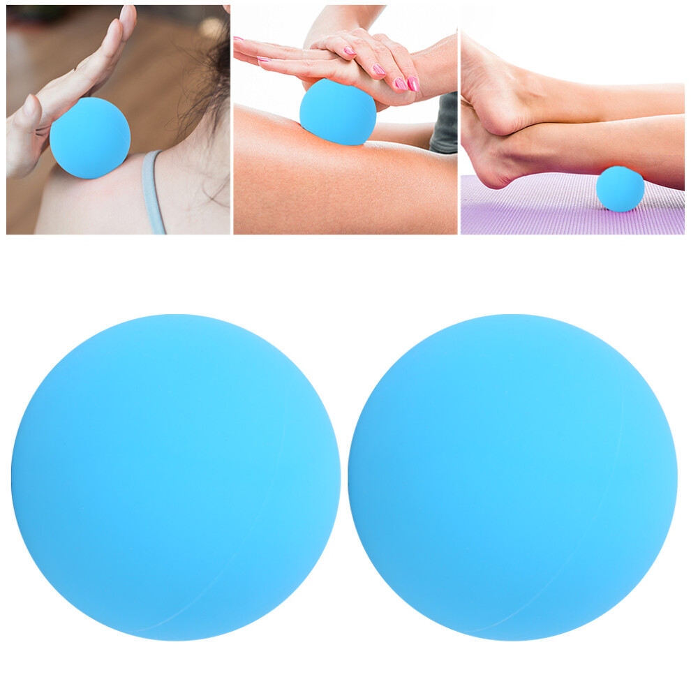 Lacrosse Massage Balls, Portable and Convenience, High Quality Silicone Rubber, For Deep Tissue Massage, Myofascial Trigger Point Release, Ideal For