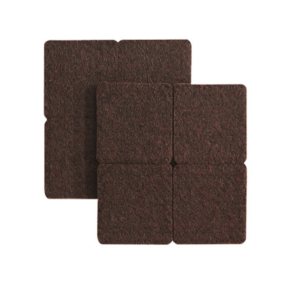 Floor Protectors For Furniture, Heavy Duty Anti Scratch Square Felt Furniture Pads With Self Adhesive For Reliable Protection Of Hardwood Floors 9436597653120