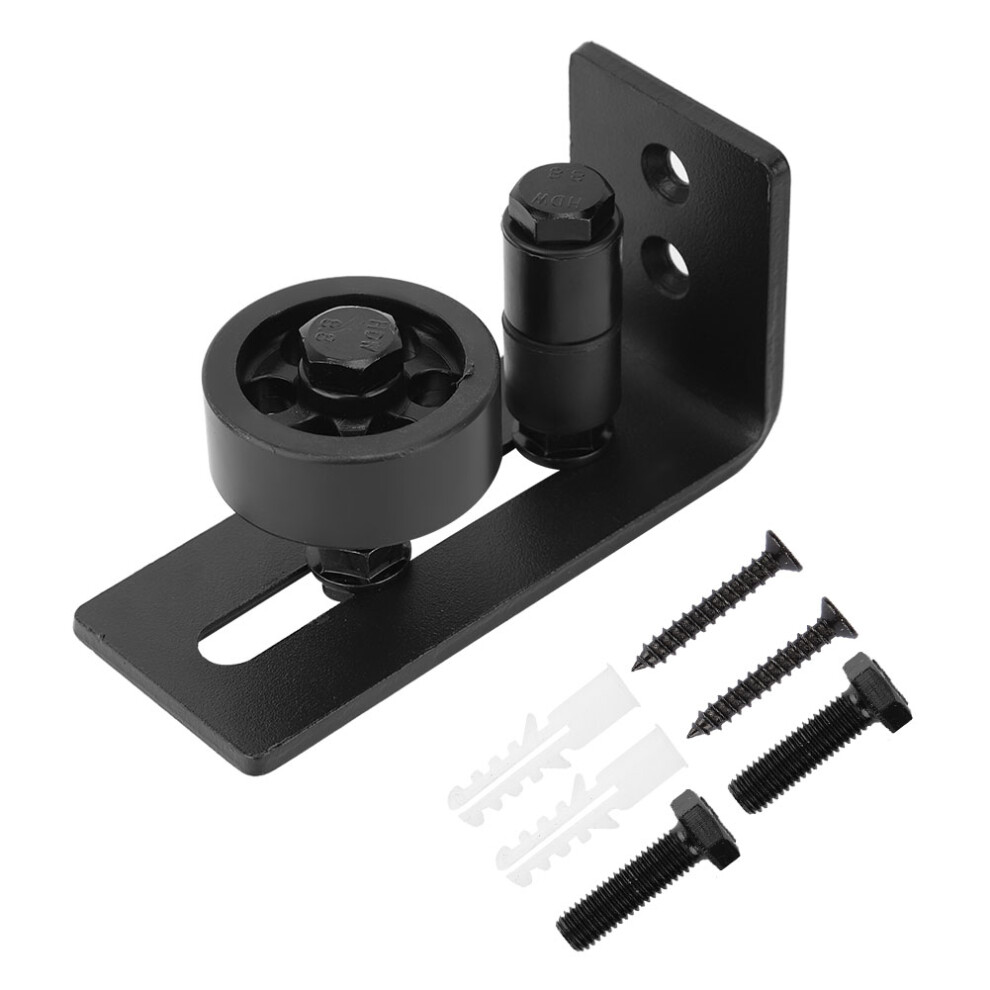 Sliding Door Floor Guide Kit Suitable For Sliding Of Warehouse Door Sturdy And Durable Wall Mount System Smooth Surface Anti Rust Fits Up To 3 Inch Th 9060116410576