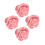 Furniture Knobs, Widely Applications for Cabinet Drawer Wardrobe Door Pulls, Rose Shaped Ceramic Knobs with Smooth Surface and Ergonomically Designed 6